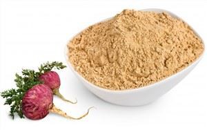 Prah od korijena crvene mace